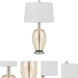 Carpiano 28.5 inch 150.00 watt Smoked Table Lamp Portable Light
