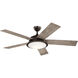 Verdi 56 inch Olde Bronze with Dark Walnut Blades Ceiling Fan