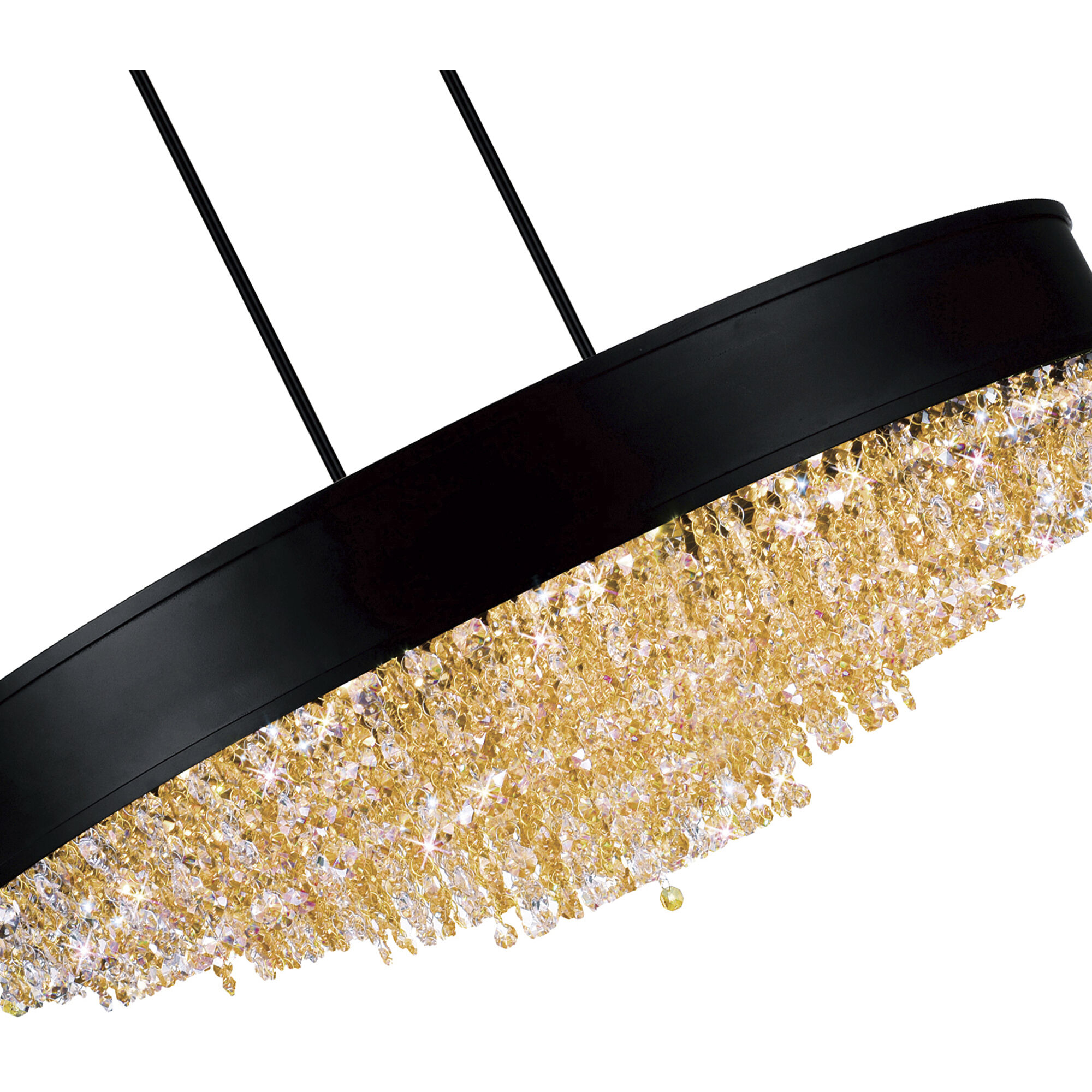 Medina 15 Light 30 inch Black Island/Pool Table Light Ceiling Light