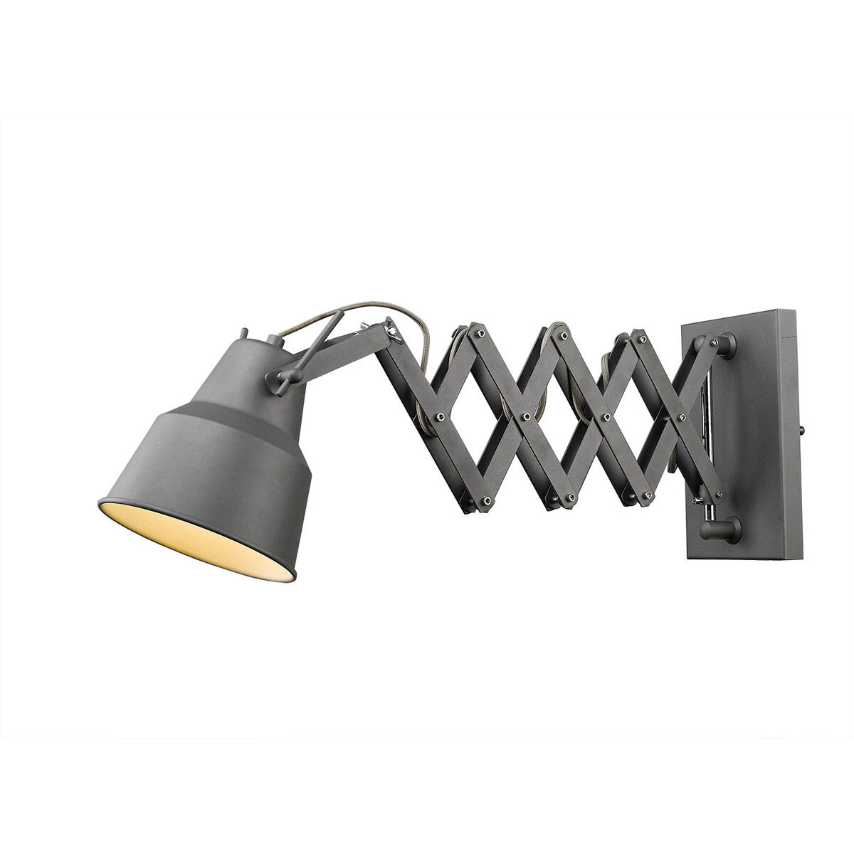 Plexus 1 Light 7 inch Gray Sconce Wall Light