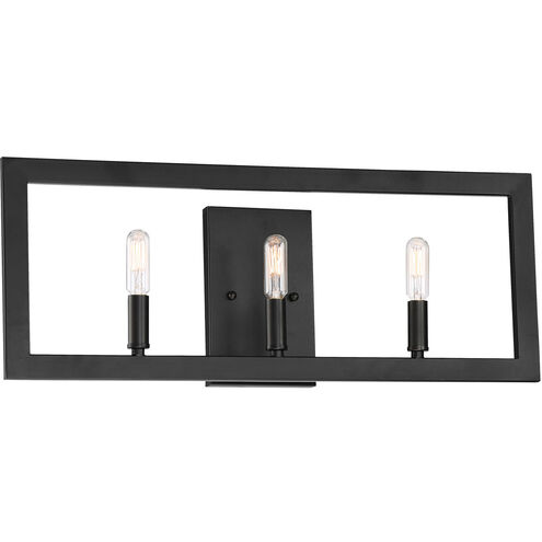 Portrait 3 Light 23.25 inch Espresso Vanity Light Wall Light