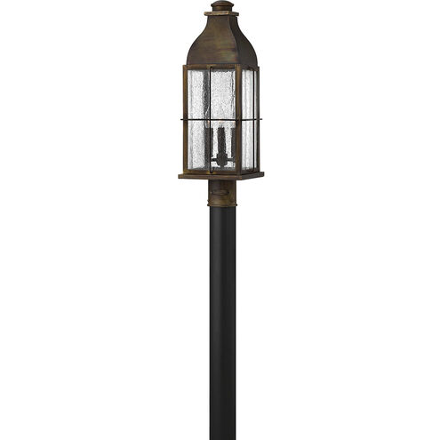 Heritage Bingham LED 23 inch Sienna Outdoor Post Mount Lantern