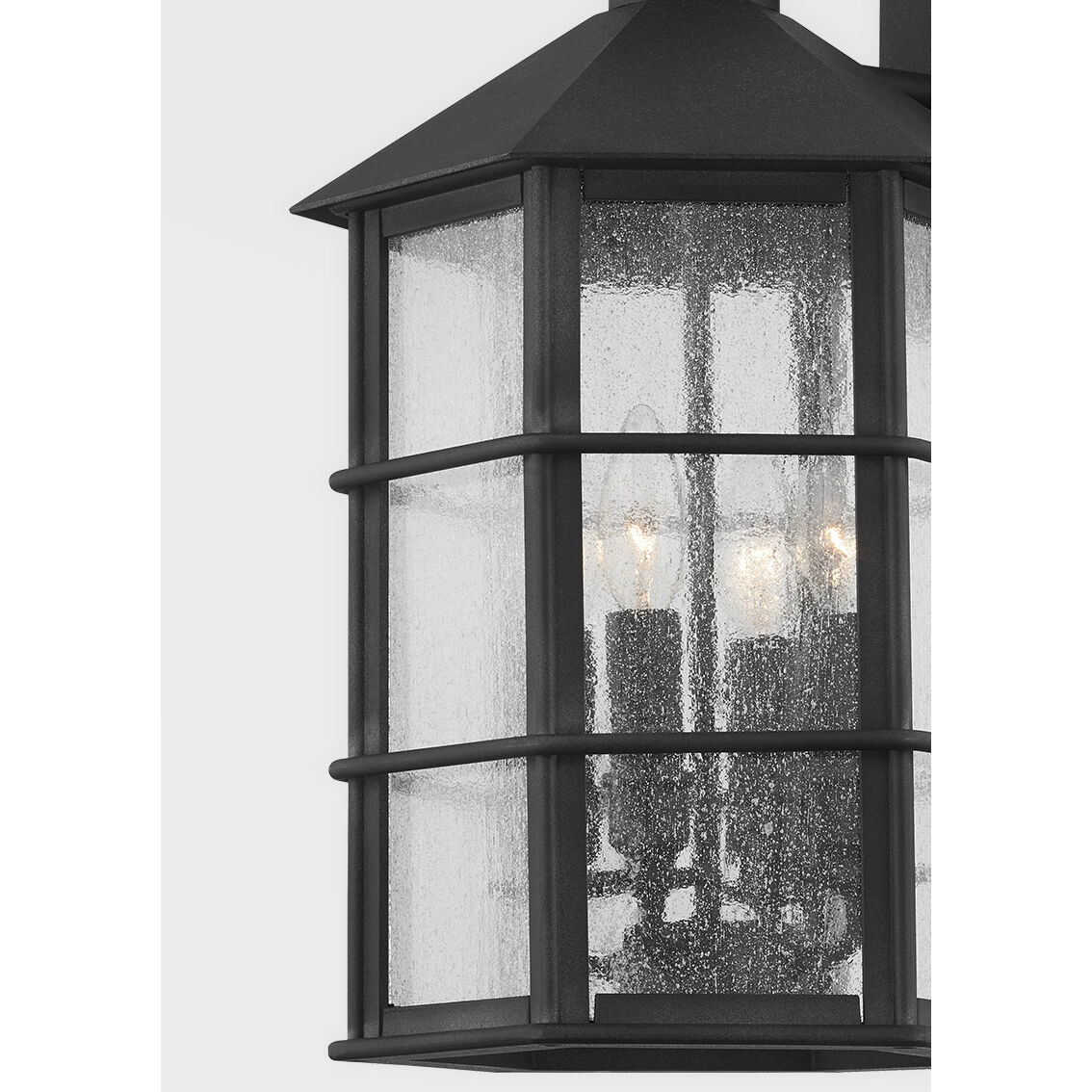 Lake County 4 Light 21 inch French Iron Outdoor Wall Sconce, Medium