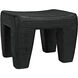 Sumo 12 inch Burnt Black Stool