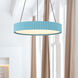 Wry Sashay 1 Light 19.75 inch Sky Blue Pendant Ceiling Light
