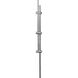 Arc 84 inch 100.00 watt Polished Nickel Floor Lamp Portable Light