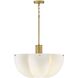 Becca 6 Light 24 inch Heritage Brass Chandelier Ceiling Light