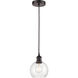 Edison Athens 1 Light 6 inch Oil Rubbed Bronze Mini Pendant Ceiling Light