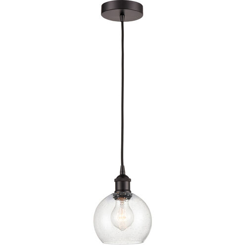 Edison Athens 1 Light 6 inch Oil Rubbed Bronze Mini Pendant Ceiling Light