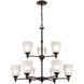 Jackson 9 Light 29 inch Oil Rubbed Bronze Chandelier Ceiling Light