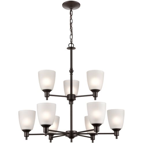 Jackson 9 Light 29 inch Oil Rubbed Bronze Chandelier Ceiling Light