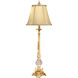 Wildwood 33 inch 100 watt Antique Gold Patina Table Lamp Portable Light