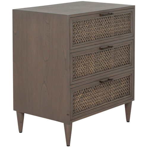 Calla Natural Grey / Brushed Natural Brown / Antique Bronze Chest