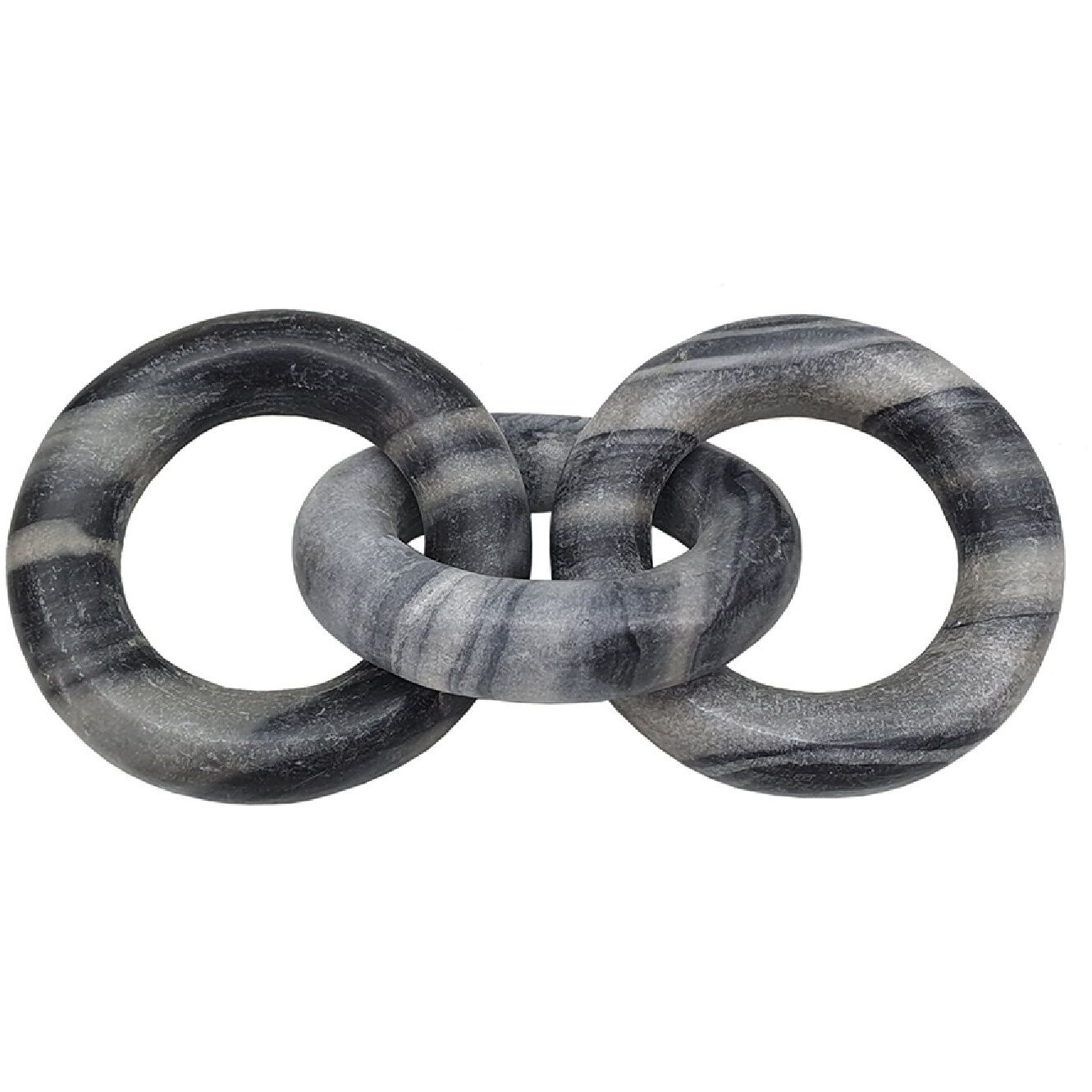 Anita Black Marble Chain