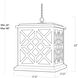 Chatham 4 Light 17.5 inch Natural Ceiling Lantern Ceiling Light