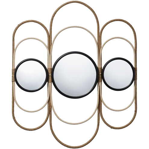 Milo 36.25 X 26 inch Natural Decorative Mirror