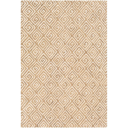 Opus 36 X 24 inch Beige/Cream/Dark Brown/Ivory Rugs, Rectangle