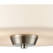 Winslow 3 Light 15 inch Brushed Nickel Pendant Ceiling Light