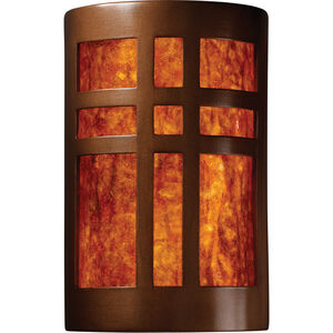 Ambiance 1 Light 7.75 inch Antique Copper Wall Sconce Wall Light