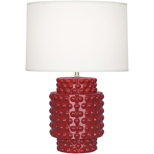 Dolly 21 inch 150 watt Ruby Red Accent Lamp Portable Light