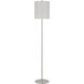 Pole 63 inch 100.00 watt Painted Silver Floor Lamp Portable Light