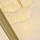 Veleta 3 Light 15 inch Lacquered Brass Pendant Ceiling Light