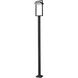 Luttrel LED 123 inch Black Outdoor Post Mounted Fixture