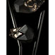 Chrysalis 74.4 inch 5 watt Ink Floor Lamp Portable Light in Black Crystal