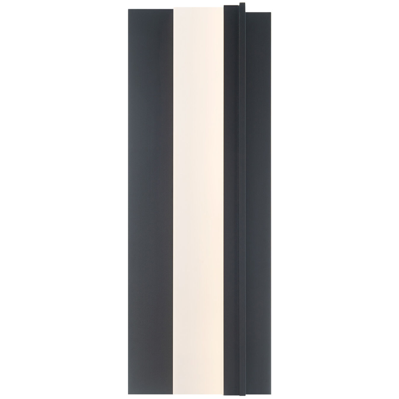 Enigma 1 Light 27 inch Black Outdoor Wall Light in 27in.