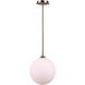 Simone 1 Light 9.75 inch Gold Pendant Ceiling Light