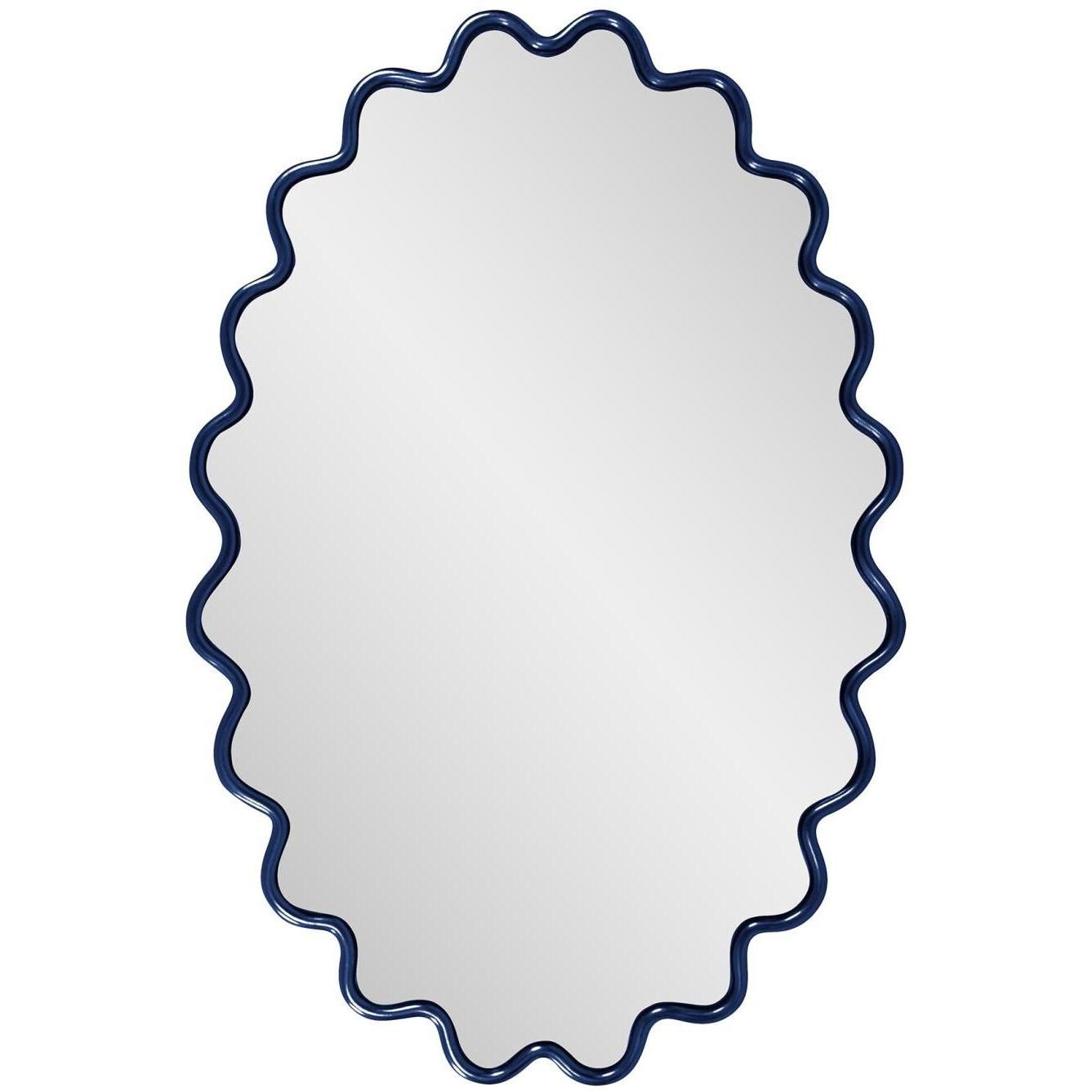 Cloud 36 X 24 inch Navy Mirror