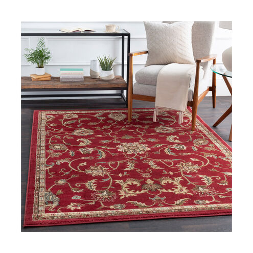 Musetta 63 X 47 inch Brick Red Rug, Rectangle