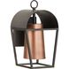 Hutchence 1 Light 12 inch Antique Bronze Outdoor Wall Lantern