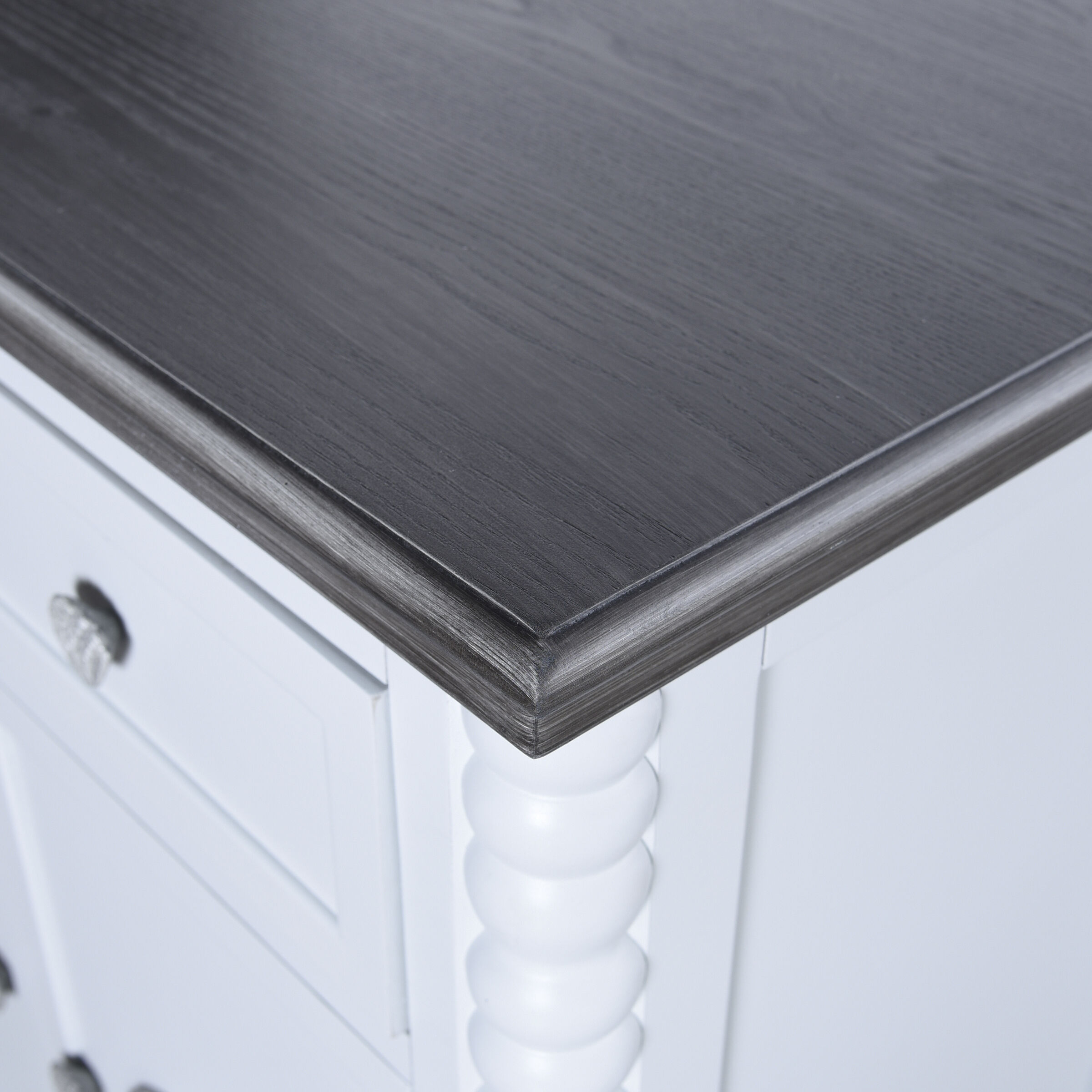 Montauk Weathered Blue & Gray Mist Cabinet