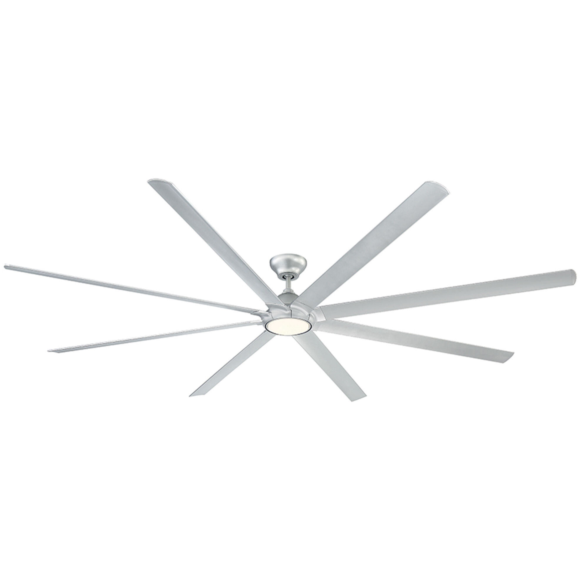 Hydra 120 inch Titanium Downrod Ceiling Fan in 2700K