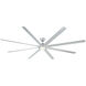 Hydra 120 inch Titanium Downrod Ceiling Fan in 2700K