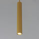 Reeds LED 2.25 inch Gold Single Pendant Ceiling Light
