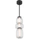 Cordel LED 6.5 inch Dark Matte Black Mini Pendant Ceiling Light