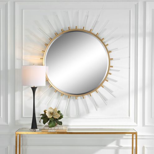 Oracle 55 X 55 inch Metallic Gold Leaf and Clear Acrylic Mirror
