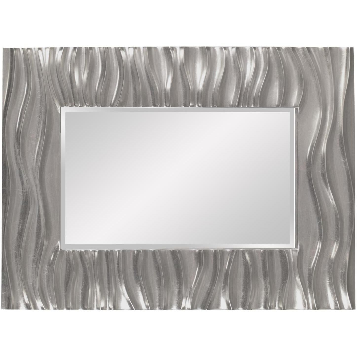 Zenith 39 X 31 inch Glossy Nickel Wall Mirror