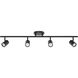 Pipe 4 Light 120 Black Track Lighting Ceiling Light, WAC Limited