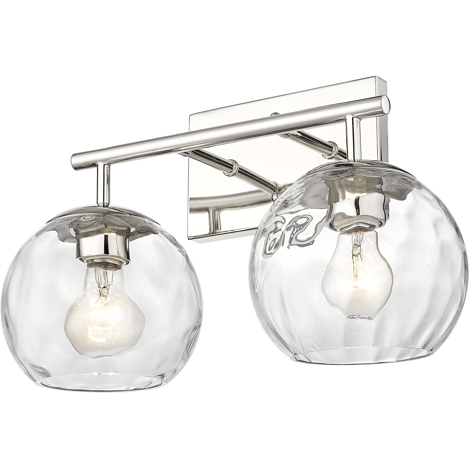 Mackenzie 2 Light 16 inch Polished Nickel Vanity Light Wall Light