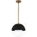 Piccolo 1 Light 12 inch Weathered Brass Mini Pendant Ceiling Light