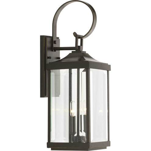 Caelum 2 Light 22 inch Antique Bronze Outdoor Wall Lantern, Medium, Design Series