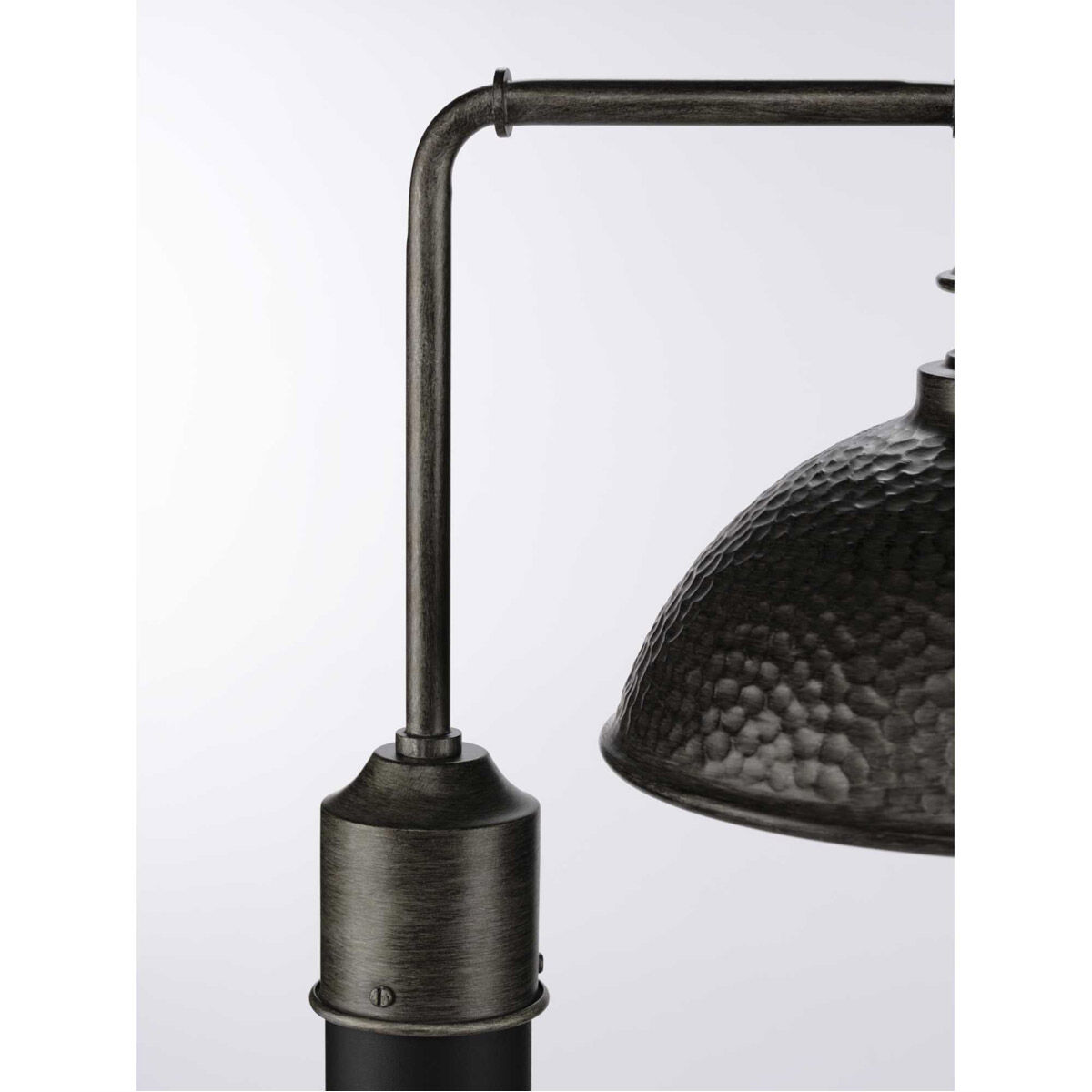 Englewood 1 Light 16 inch Antique Pewter Outdoor Post Lantern