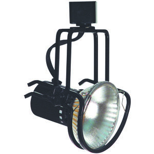 Signature 1 Light Black Track Head Ceiling Light, Adjustable