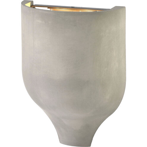 Sima 2 Light 10 inch Natural Cement Wall Sconce Wall Light