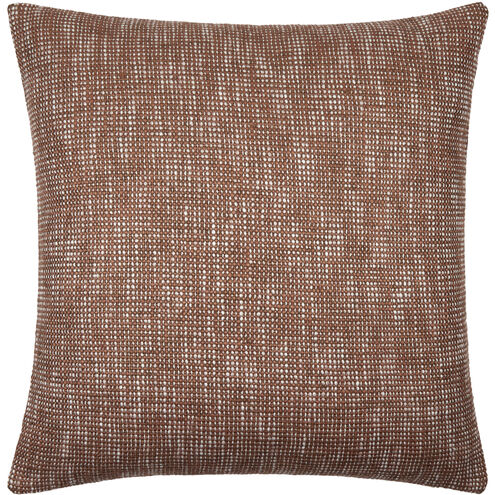 Margay 22 X 22 inch Brown/White Accent Pillow