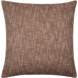 Margay 22 X 22 inch Brown/White Accent Pillow