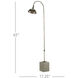 Finstock 65 inch 25 watt Pyrite Bronze/Polished Concrete Floor Lamp Portable Light